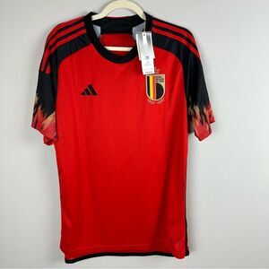 NWT Adidas Royal Belgian Home Soccer/Football Jersey Mens Size L world cup 2022